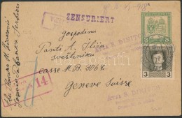 1918 Díjjegyes Tábori LevelezÅ‘lap 3h Díjkiegészítéssel / Field PS-card... - Other & Unclassified