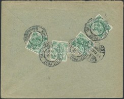 1903 Céges Levél 4 X 5kr Bérmentesítéssel Budapestre / Business Cover With 20kr... - Other & Unclassified