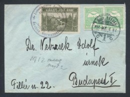 1912 Hohe Rinne 5f Levélen Turul 2 X 5f Díjkiegészítéssel 'NAGYSZEBEN' -... - Other & Unclassified