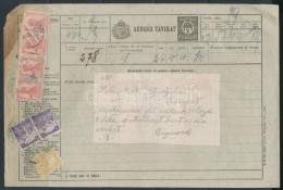 1917 SürgÅ‘s Távirat 4,32K Bérmentesítéssel / Urgent Telegramm With 4,32K Franking... - Other & Unclassified