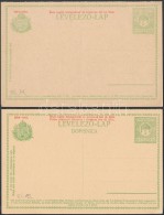 1915 2 Db Használatlan Hadisegély 5+2f Válaszos LevelezÅ‘lapok, Magyar és Horvát... - Other & Unclassified