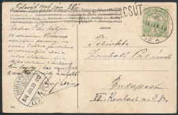 1906 Képeslap / Postcard 'BICSKE-SÁRBOGÁRD' + 'ALCSÚT-FELCSÚT' Vasúti... - Other & Unclassified