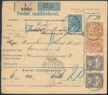 1904 Csomagszállító Bukowinába 1,32K Bérmentesítéssel / Parcel... - Other & Unclassified