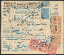 1902 Csomagszállító 3 Csomagról Bukowinába 1,80K... - Other & Unclassified