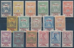 ** 1914 Hadisegély (I) Próbanyomat Sor / Mi 145-161 Proof Set - Other & Unclassified