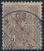 O 1904 Turul 5K, 2. Vízjelállás / Watermark Position 2 - Other & Unclassified