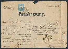 1876 Tudakozvány Darab Színesszámú 10kr Bérmentesítéssel / Mi 19... - Other & Unclassified