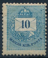 * 1881 10kr Jobb FelsÅ‘ Kitöréssel / Mi 24 With Plate Variety - Other & Unclassified