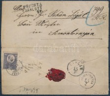 1875 Réznyomat 25kr Tértivevényes Ajánlott Levélen. A... - Sonstige & Ohne Zuordnung