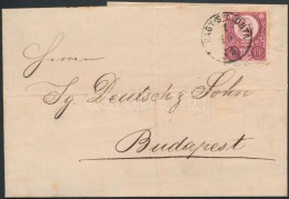 1874 Réznyomat 5kr Levélen / Mi 10 On Cover 'NAGY-SZALONTA' - 'BUDAPEST / FÅPOSTA' - Sonstige & Ohne Zuordnung