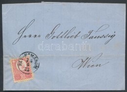 1873 Réznyomat 5kr Levélen / Mi 10 On Cover 'RÉV-KOMÁROM' - 'WIEN' - Other & Unclassified