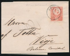 1873 Réznyomat 5kr Levélen / Mi 10 On Cover 'KRIZEVAC' - 'VIRJE' - Other & Unclassified