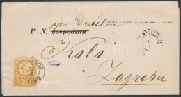 1872 Réznyomat 2kr Nyomtatványon / Mi 8 On Printed Matter 'SAMOBOR' - 'ZAGREB-AGRAM' Signed:... - Sonstige & Ohne Zuordnung