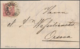 1872 Réznyomat 5kr Levélen / Mi 10 On Cover 'BANAT WEISSKIRCHEN' - Orsova - Other & Unclassified