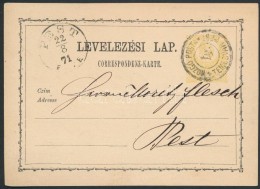 1871 2kr Díjjegyes LevelezÅ‘lap / PS-card 'MOZGÓ POSTA / TEMESVÁR PEST 4' - Pest - Sonstige & Ohne Zuordnung