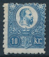 * 1871 Réznyomat 10kr Eredeti Gumival, Alig Látható Falcnyommal / Mi 11 With Original Gum,... - Other & Unclassified