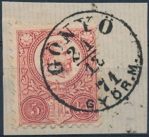 1871 Réznyomat 5kr / Mi 10 'GÖNYÅ GYÅR M.' - Other & Unclassified