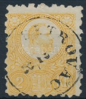 O 1871 Réznyomat 2kr Sárga / Mi 8 Yellow 'PETROVAC' - Other & Unclassified