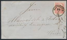 1871 KÅ‘nyomat 5kr Levélen / Mi 3 On Cover 'MISKOLCZ' - Wien (ex. Ryan) - Other & Unclassified