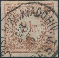 O 1868 Hírlapilleték / Newspaper Duty Stamp 2kr '(M.K).POST. HIRL. KIADOHIV. / PEST' - Sonstige & Ohne Zuordnung