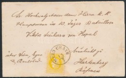 1867 2kr Levélen / On Cover 'MEZÖ CSATH' - Hartenberg - Other & Unclassified