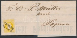 1867 2kr Gyászjelentésen / On Obituary Notice 'CSORNA' - 'OEDENBURG' - Other & Unclassified