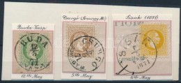 1871 Májusában Felhasznált 1867-es 2kr, 3kr, 15kr 3 Kivágáson (kÅ‘nyomat... - Other & Unclassified