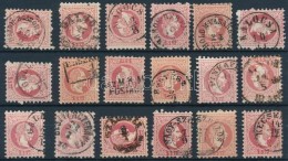 O 1867 18 X 5kr Szép Bélyegzésekkel / With Nice Cancellations - Other & Unclassified