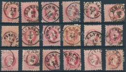 O 1867 18 X 5kr Szép Bélyegzésekkel / With Nice Cancellations - Other & Unclassified