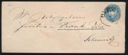 ~1865 10kr Levélen / On Cover 'OFEN' - 'SCHEMNITZ' - Other & Unclassified