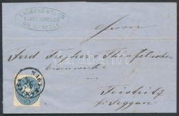 1865 10kr Levélen / On Cover 'NAGY-KANIZSA' - 'PEGGAU' - Feisfritz - Other & Unclassified