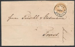 1864 15kr Levélen / On Cover 'NAGY-KANIZSA' - 'TRIEST' - Other & Unclassified