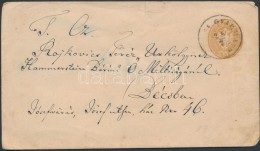 ~1863 15kr Díjjegyes Boríték / PS-cover '(BALASS)A GYARMATH' - 'WIEN' - Other & Unclassified