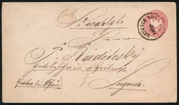 ~1863 5kr Díjjegyes Boríték / PS-cover 'DEUTSCH BOGSCHAN' - Lugosch - Other & Unclassified