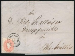 1863 5kr Levélen / On Cover 'M.THERESIOPEL' - 'MÉLYKUT' - Kis-Szállás - Other & Unclassified