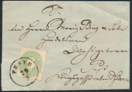 1861 3kr Helyi Levélen / On Local Cover 'PESTH' - Other & Unclassified