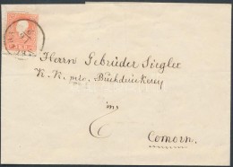 1859-1861 5kr I. Levélen / On Cover 'NEUTRA' - Comorn - Other & Unclassified