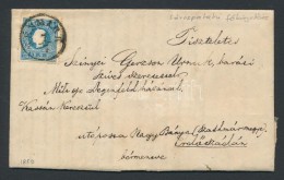 1859 15kr II. Típus Levélen / On Cover 'KÉSMÁRK' - 'KASCHAU' - NAGY-BÁNYA' -... - Other & Unclassified