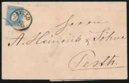 1859 15kr II Levélen / On Cover 'HACZFELD'  - Pesth - Other & Unclassified