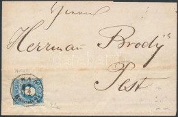 1859 15kr I Levélen / On Cover 'ARAD Bahnhof' - 'PESTH' - Other & Unclassified