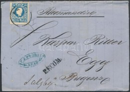 1859 10kr + 15kr Ajánlott Levélen / On Registered Cover 'ARAD' - 'Bregenz' - 'EGG' (a 10kr... - Other & Unclassified