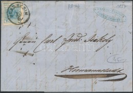 1857 9kr Levélen / On Cover 'DEBRECZIN' - 'HERRMANNSTADT' - Other & Unclassified