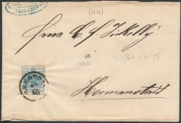 1856 9kr Levélen / On Cover 'SZEGEDIN' - 'TEMESVÁR' - 'HERRMANNSTADT' - Other & Unclassified