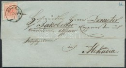 1854 3kr Levélen / On Cover 'ALT-ORSOVA' - 'MEHÁDIA' - Other & Unclassified