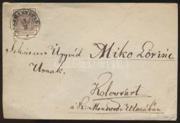 ~1852 6kr HP I Levélen / On Cover 'HERMANNSTADT' - 'CLAUSENBURG' - Other & Unclassified