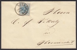 1852 9kr Világoskék / Light Blue Levélen / On Cover 'DEBRECZIN' - Hermannstadt - Other & Unclassified