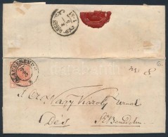 1851 3kr HP I. Papírránccal Levélen / With Paper Crease On Cover 'CLAUSENBURG' -... - Other & Unclassified