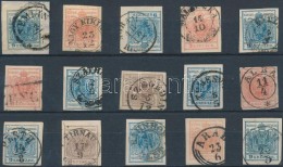 O 1850 15 Db Bélyeg Olvasható, Szép Bélyegzésekkel / 15 Stamps With Nice... - Other & Unclassified