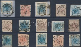 O 1850 15 Db Bélyeg Olvasható, Szép Bélyegzésekkel / 15 Stamps With Nice... - Other & Unclassified