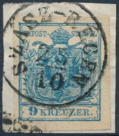 1850 9kr HP. Type III.; 'SZÁSZ-RÉGEN' - Other & Unclassified